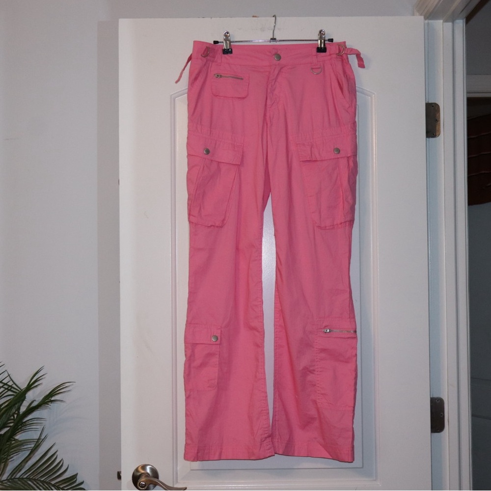 BDG Bright Pink Cargo Trousers